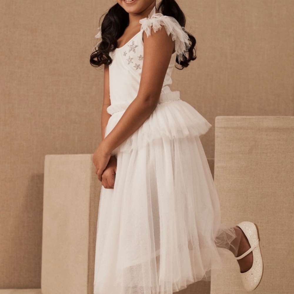 Luna Luna Anthropology BHLDN Girls Swan Dress.